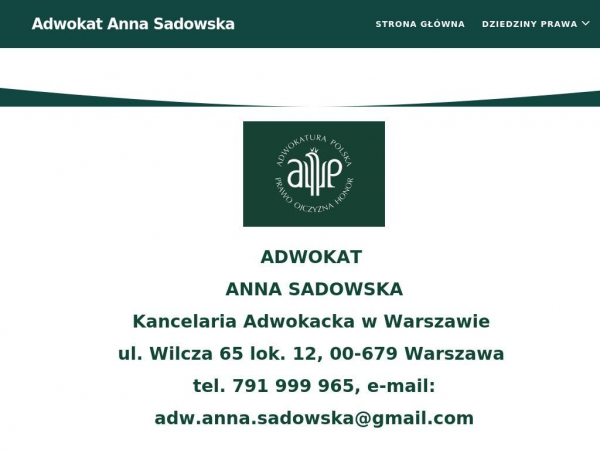 adwokatannasadowska.pl