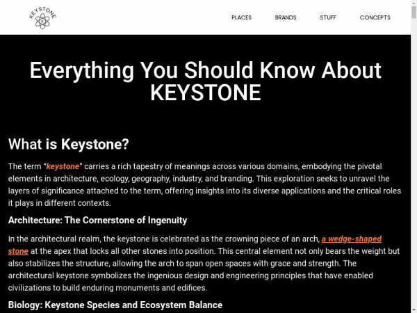 whatiskeystone.com